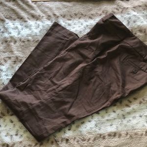 LOFT Brown Work Pants